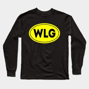 WLG Airport Code Wellington International Airport New Zealand Long Sleeve T-Shirt